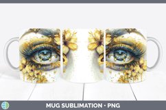 GorgeousWatercolor Mug Wrap design.