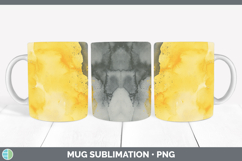 GorgeousWatercolor Mug Wrap design.