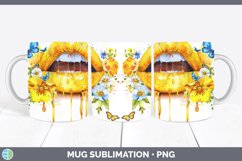 GorgeousWatercolor Mug Wrap design.
