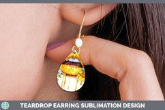 GorgeousWatercolor Teardrop Earrings design.