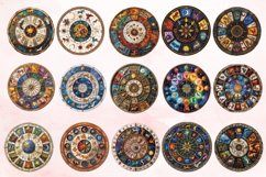 Watercolor Zodiac Wheel Clipart Bundle Product Image 3