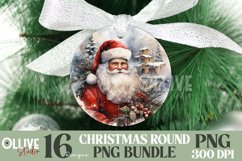 Christmas Ornaments Sublimation Rounds Bundle PNG Vol2 Product Image 2