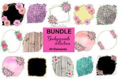 Sublimation Background Bundle | Retro Background clipart Product Image 8