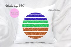 Bundle Retro circle sublimation design. Glitter background Product Image 7