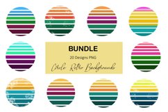 Sublimation Background Bundle | Retro Background clipart Product Image 12