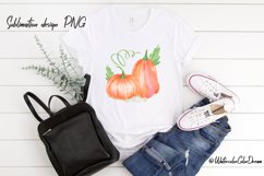 Pumpkin sublimation design Product Image 4