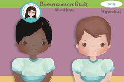 First Communion Girls short hair Product Image 2