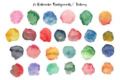 Watercolor Brush Strokes and Textures Bundle Product Image 7