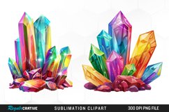 Watercolor Crystal Sublimation PNG Clipart Product Image 1