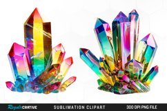 Watercolor Crystal Illustration Clipart Product Image 1