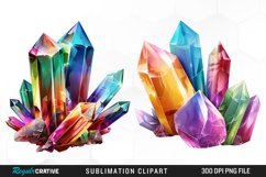 Watercolor Crystal Sublimation PNG Clipart Product Image 1