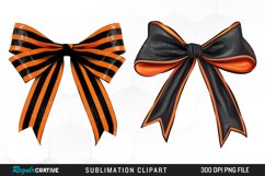 Halloween Bow PNG Set Clipart Product Image 1