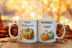 3 Watercolour Pumpkin Illustrations Product Image 3