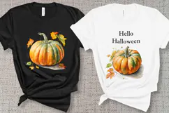 3 Watercolour Pumpkin Illustrations Product Image 4