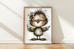 Watercolor Spring Easter Chick Joy Product Image 3