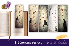 Watercolour Valentine Day heart Bookmarks Sublimation Product Image 1