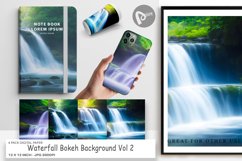 Digital Paper Waterfall Bokeh Product Image 1