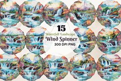 Waterfall Landscape Wind Spinner,Wind Spinner Sublimation, Waterfall Landscape,Colorful Wind Spinner,Wind Spinner Sublimation Designs,Waterfall Landscape Sublimation, Wind Spinner,Wind Spinner Bundle,Waterfall Landscape Spinner,Painted Butterflies,