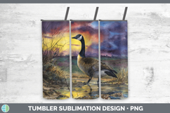 GorgeousWaterfowl Sunset Tumbler design.