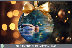 GorgeousWaterfowl Sunset Ornament design.