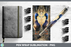 GorgeousWaterfowl Sunset Pen Wrap design.