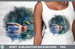 GorgeousWaterfowl Sunset Shirt design.
