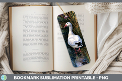 GorgeousWaterfowl Sunset Bookmark design.