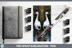 GorgeousWaterfowl Sunset Pen Wrap design.
