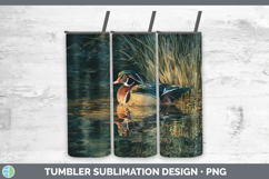 GorgeousWaterfowl Sunset Tumbler design.