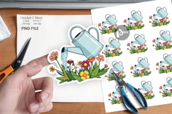 Spring Watering Can Sticker Product Image 1