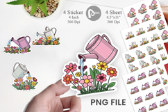 Spring Watering Can Sticker Product Image 1