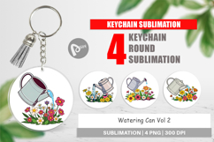 Keychain Spring Watering Can Product Image 1