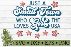 Just a Small Town Girl Patriotic SVG File Product Image 2