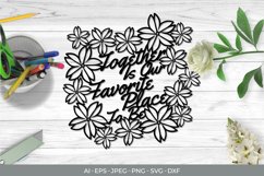 Together is Our Favourite Place to Be Papercut Product Image 1