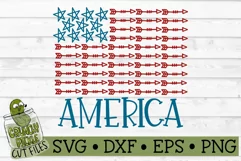 America Stars & Arrows Flag 2 Patriotic SVG Product Image 2