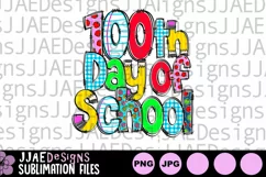 100th Day of School PNG Graphic| 100th Day Sublimation Product Image 3