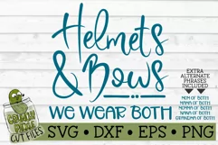 Helmets & Bows We Wear Both SVG File Product Image 2