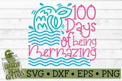 100 Days Mermazing 100th Day of School SVG File Product Image 2