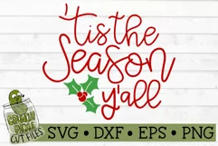 Tis the Season Y'all Christmas SVG File Product Image 2