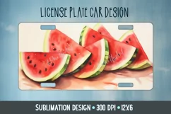 Watermelon Board Png, License Plate Templates, Car License Plate Png, Rectangular Design Png