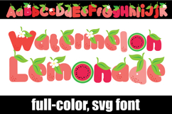 Watermelon Lemonade Color Font Product Image 1