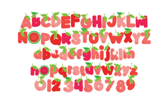 Watermelon Lemonade Color Font Product Image 3