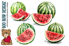 Sweet Watermelon Clipart Product Image 1