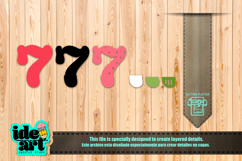 Layered Watermelon Numbers Product Image 3