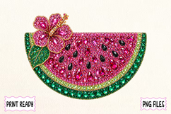 Watermelon Rhinestone Summer Design Product Image 1