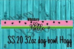 Honeycomb Bee SS20 32oz Rhinestone Dog Bowl Pattern Product Image 1
