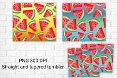 Watermelon tumbler design | Summer tumbler design Product Image 2