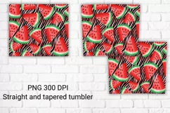 Watermelon tumbler design | Zebra tumbler design Product Image 2