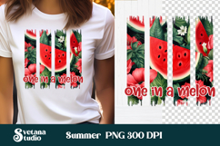 Watermelon brushstroke clipart PNG | Summer sublimation Product Image 1
