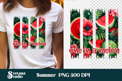 Watermelon brushstroke clipart PNG | Summer sublimation Product Image 1